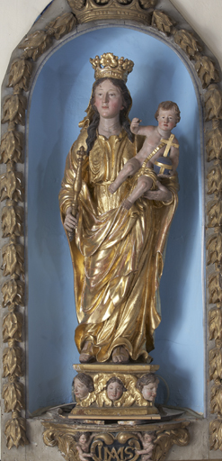 statue (grandeur nature) : Vierge à l'Enfant (N° 1)
