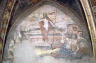Peinture monumentale de la chapelle ouest : la Résurrection