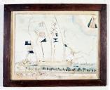 ex-voto, tableau : Galère dans une baie