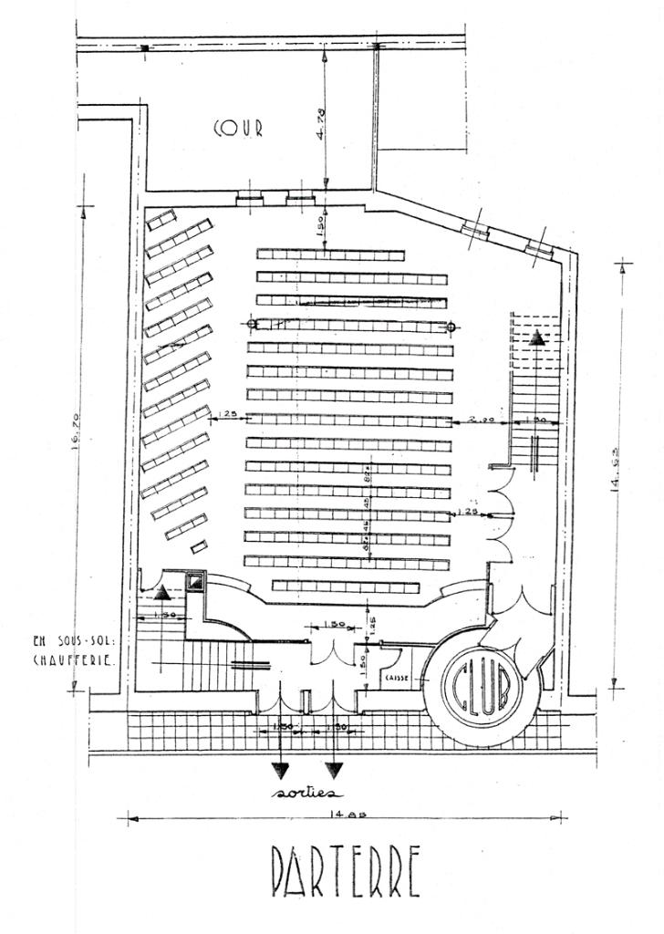 Club cinéma, aujourd'hui restaurant