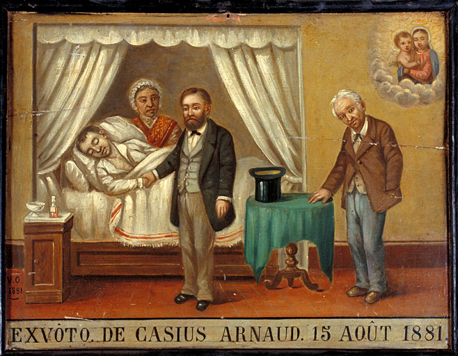 tableau, ex-voto : Demande de guérison de Arnaud Casius