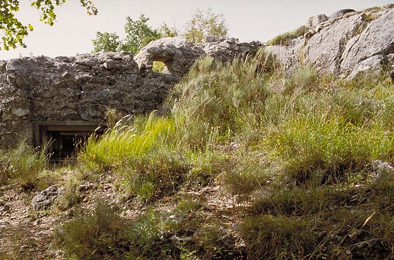 Casemate de mitrailleuse de gauche.