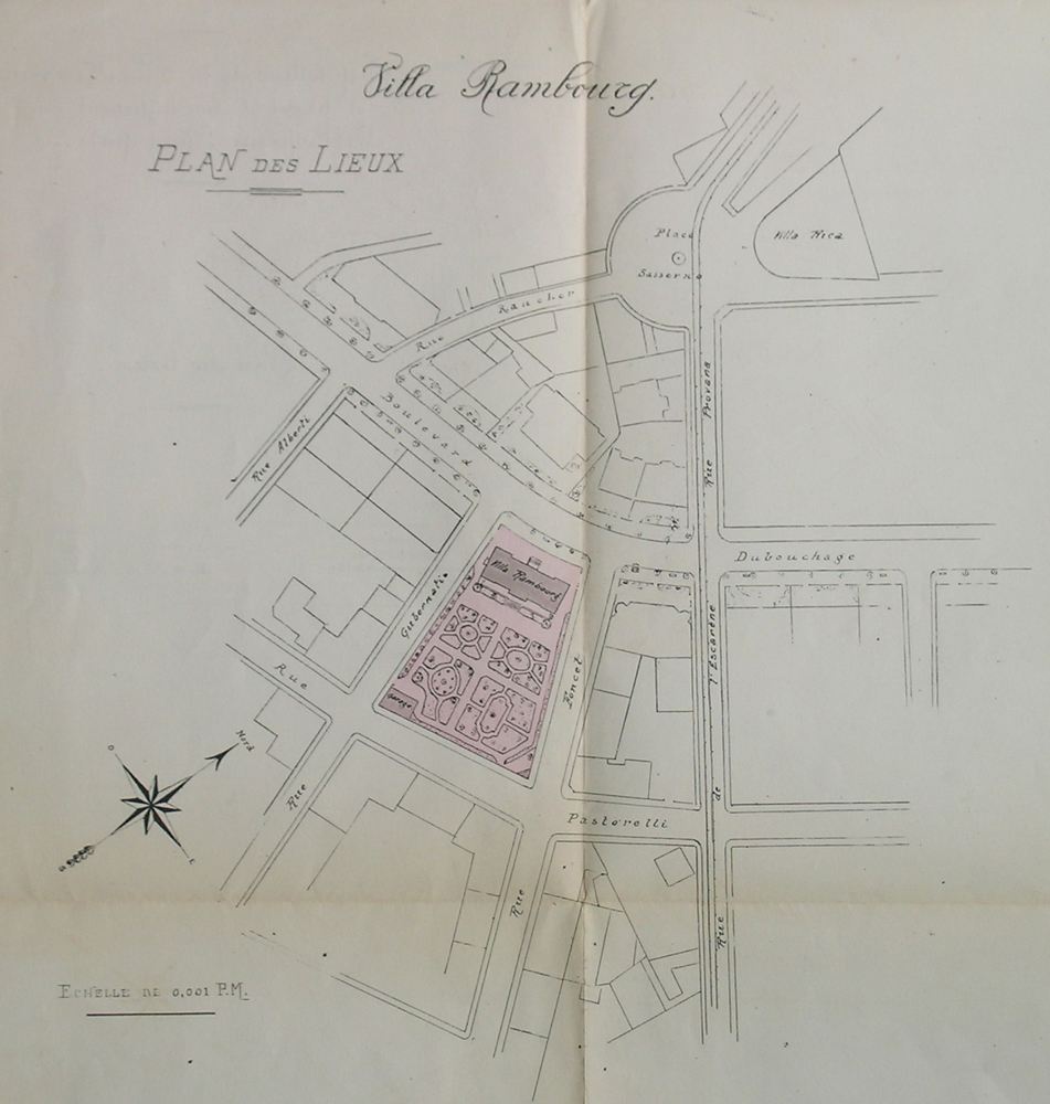 square Dominique Durandy, ancien jardin d'agrément de la Villa Rambourg