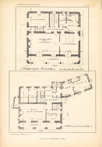 Maison de villégiature (villa balnéaire) dite Le Clos de la Madrague