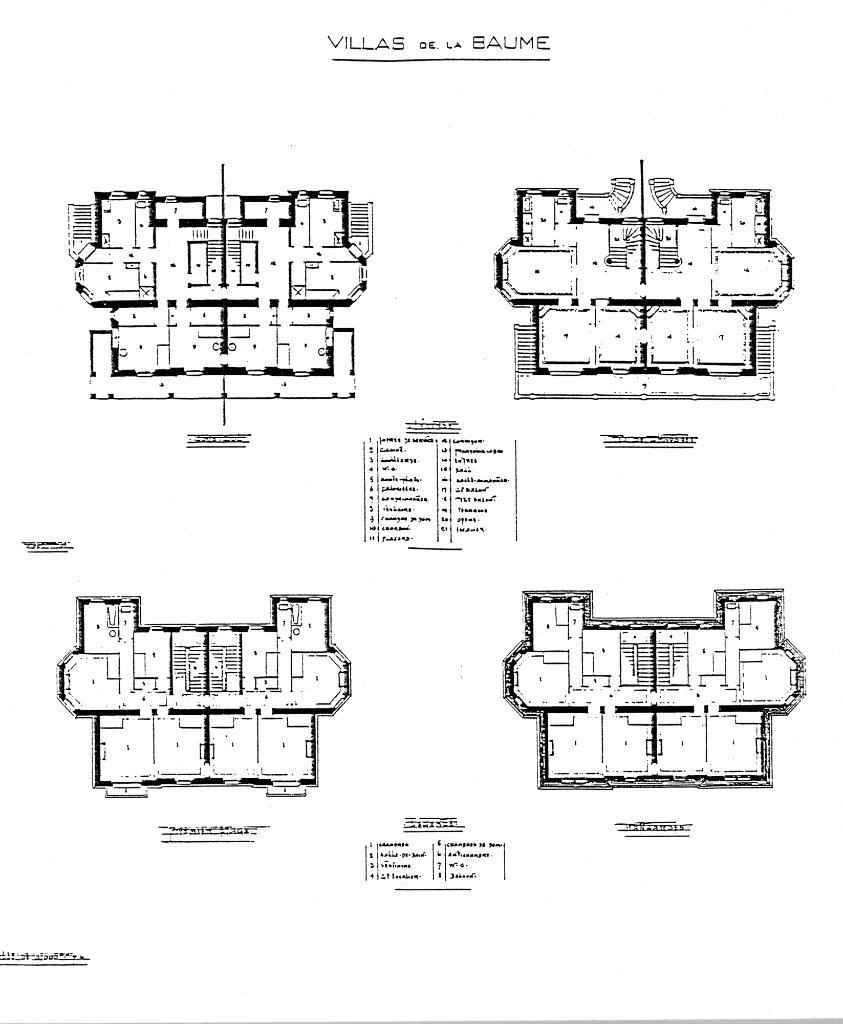 maison dite Villas de la Beaume