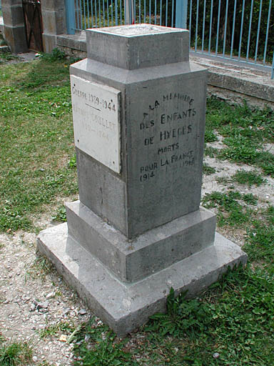 monuments aux morts de la guerre de 1914-1918