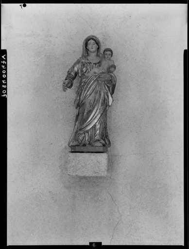 statue (statuette) ; Vierge à l'Enfant