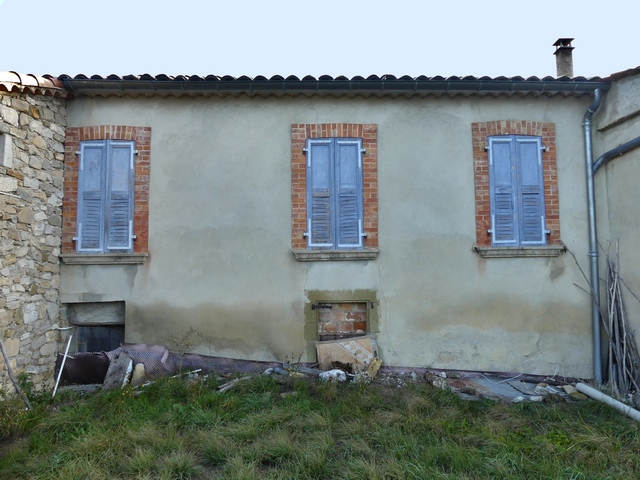 Bâtiment du logis. Elévation ouest.