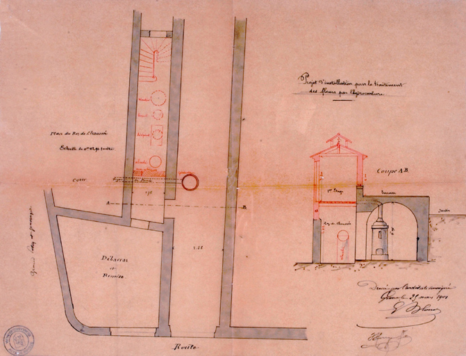 parfumerie Hugues Fils, puis Hugues-Guezet, actuellement immeuble à logements