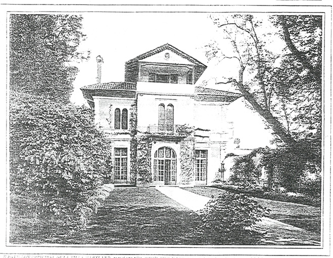 jardin d'agrément de la Villa Maryland
