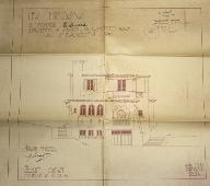 maison de villégiature (villa balnéaire) dite Les Mimosas, actuellement Vire-Vent
