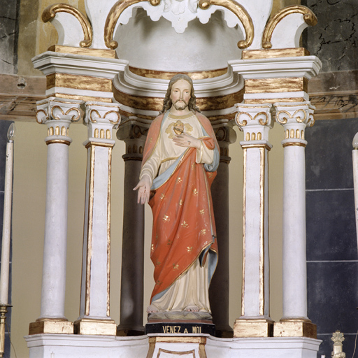 statue (petite nature) : Le Sacré-Coeur