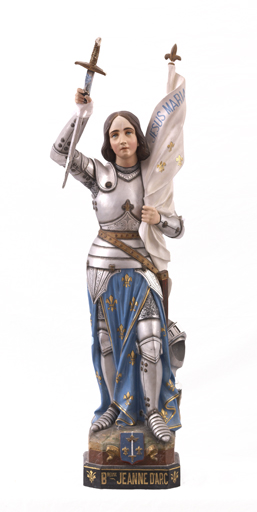 statue (petite nature) : Jeanne d'Arc