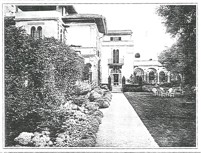 jardin d'agrément de la Villa Maryland