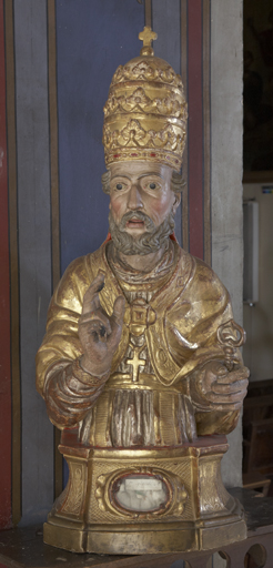 buste-reliquaire, buste de procession : saint Innocent