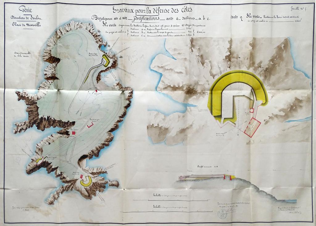 ensemble fortifié : batteries de côte de l'Ile Verte