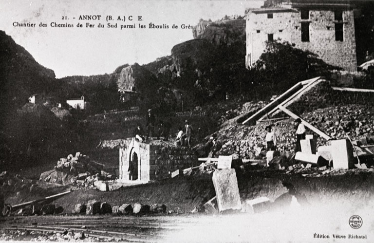 voie ferrée des Chemins de fer de Provence dite du Train des pignes
