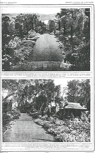 jardin d'agrément de la Villa Maryland