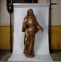 statue (grandeur nature) : Sainte Claire d'Assise