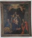 tableau : Sainte Famille avec saint Pierre et saint Jean l'Evangéliste