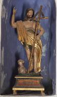 statue (petite nature) : Saint Jean Baptiste