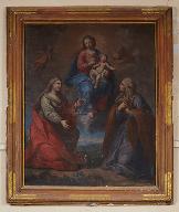Tableau, cadre : Vierge à l'Enfant avec sainte Anne et sainte Madeleine