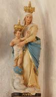 Statue (petite nature) : Vierge à l'Enfant dite Notre-Dame-des-Victoires