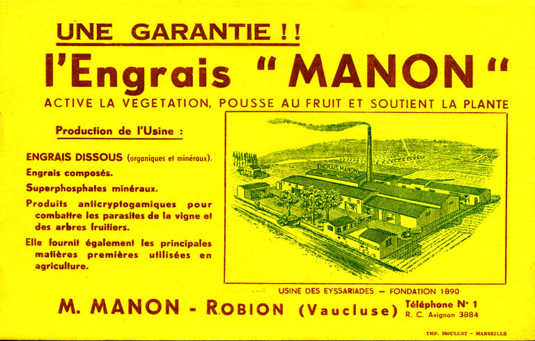 Usine d'engrais Manon