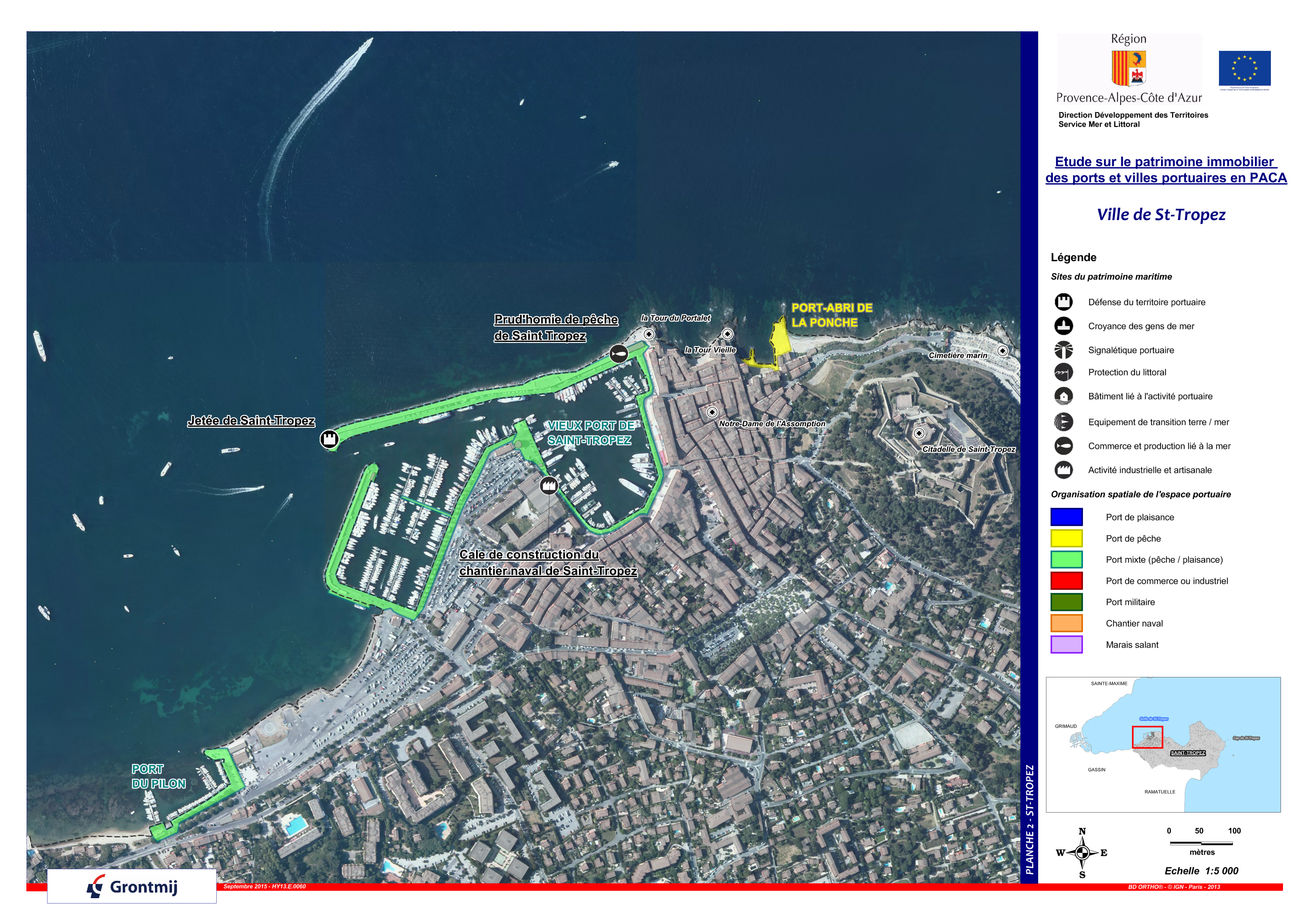 Ports et aménagements portuaires de la commune de Saint-Tropez