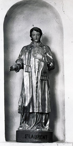statue (statuette) : Saint Laurent diacre