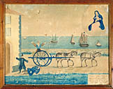 tableau, ex-voto : Accident de charrette de Jean Raynaud