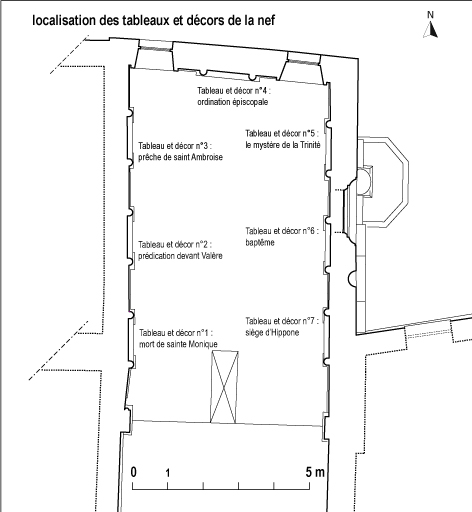 Plan de localisation des décors.