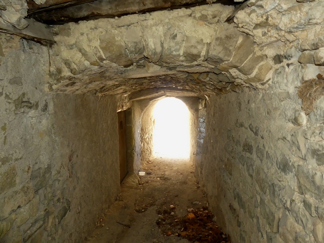 Passage couvert, structure de la voûte.
