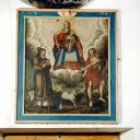 tableau : Vierge à l'Enfant, saint Antoine et saint Jean Baptiste, cadre