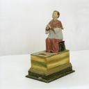 tronc à quêter, statuette : Enfant de choeur