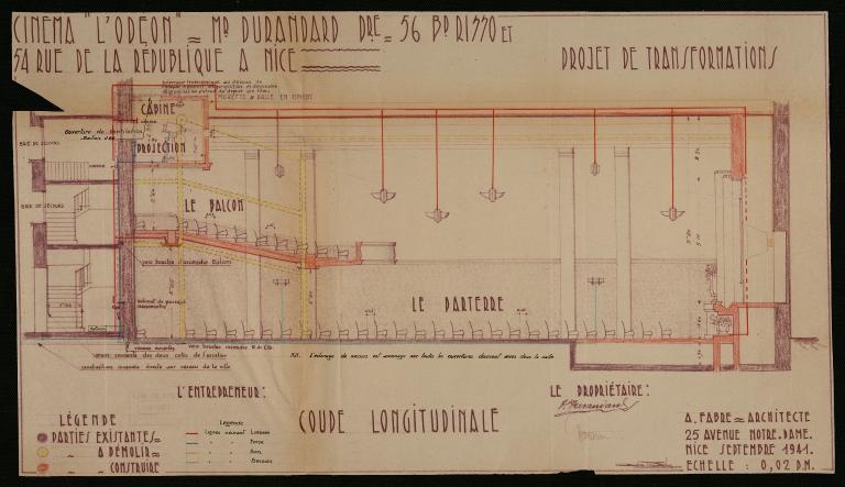 cinéma dit Majestic puis successivement Odéon, Pax, Méliès, Méliès-Rio, actuellement immeuble