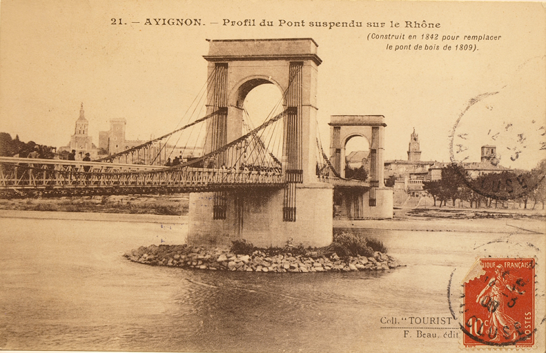 pont suspendu d'Avignon