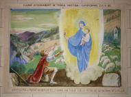 Ensemble des huit peintures monumentales de la nef : scènes de la Vie de la Vierge