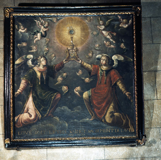 tableau : Adoration du saint sacrement