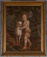 Tableau : saint Jean Baptiste enfant