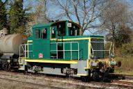 Matériel de transport ferroviaire : locotracteur Y 6424 appartenant à la série des Y 6400