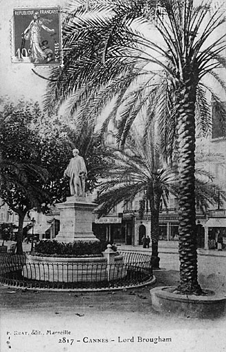 monument à Lord Brougham, fontaine
