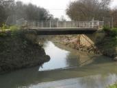 pont ferroviaire, réhabilité en passerelle