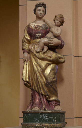 statue (petite nature) : Vierge à l'Enfant (N° 1)