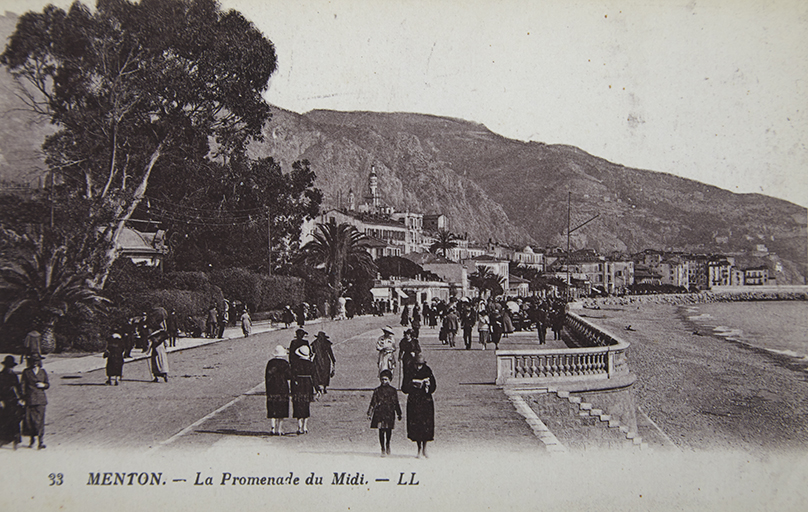 33 MENTON. - La Promenade du Midi. - LL.