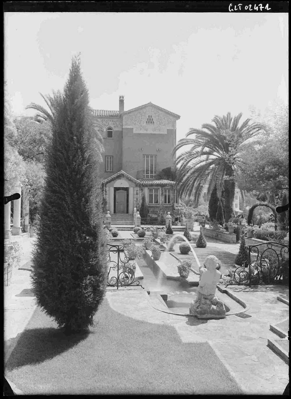 jardin d'agrément de la Villa Les Lucioles