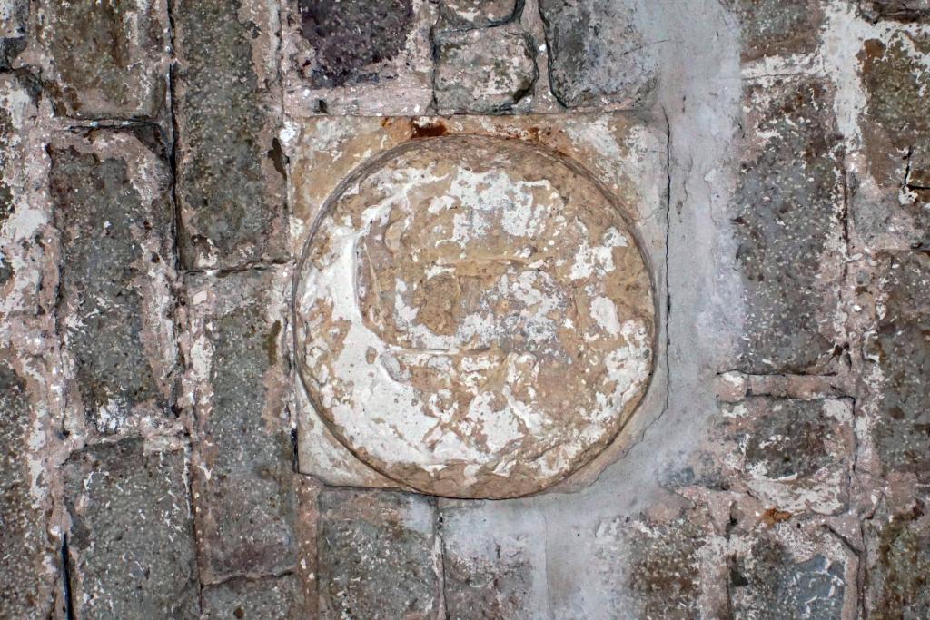Détail de la voûte du vestibule : clé.