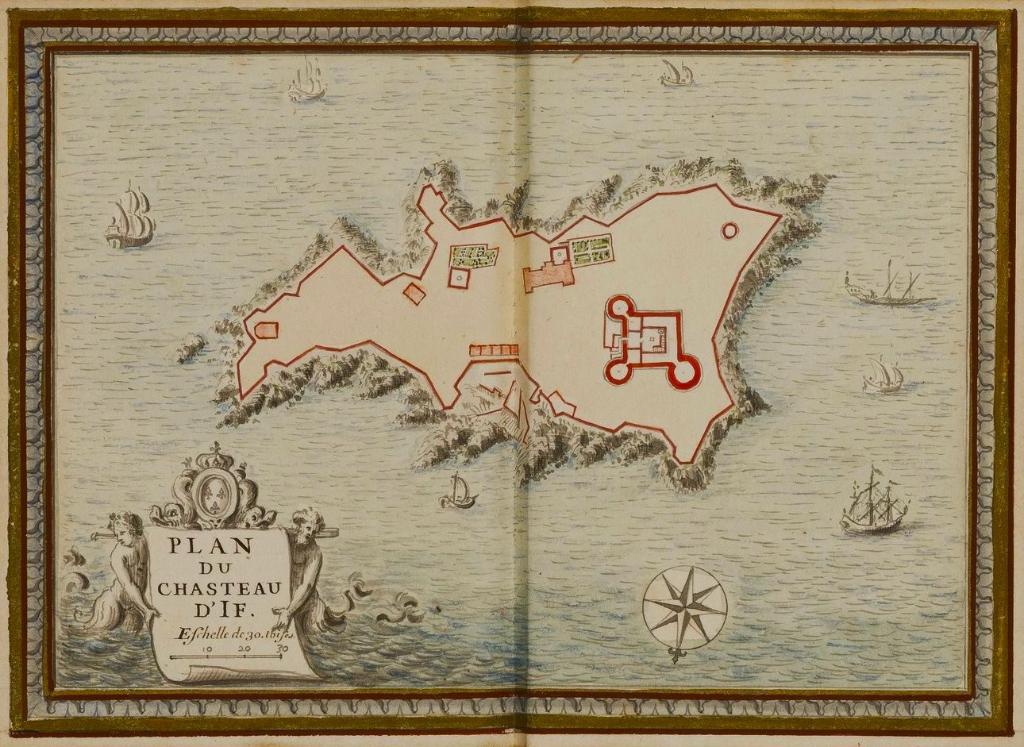 Plan du chasteau d'If, 1676