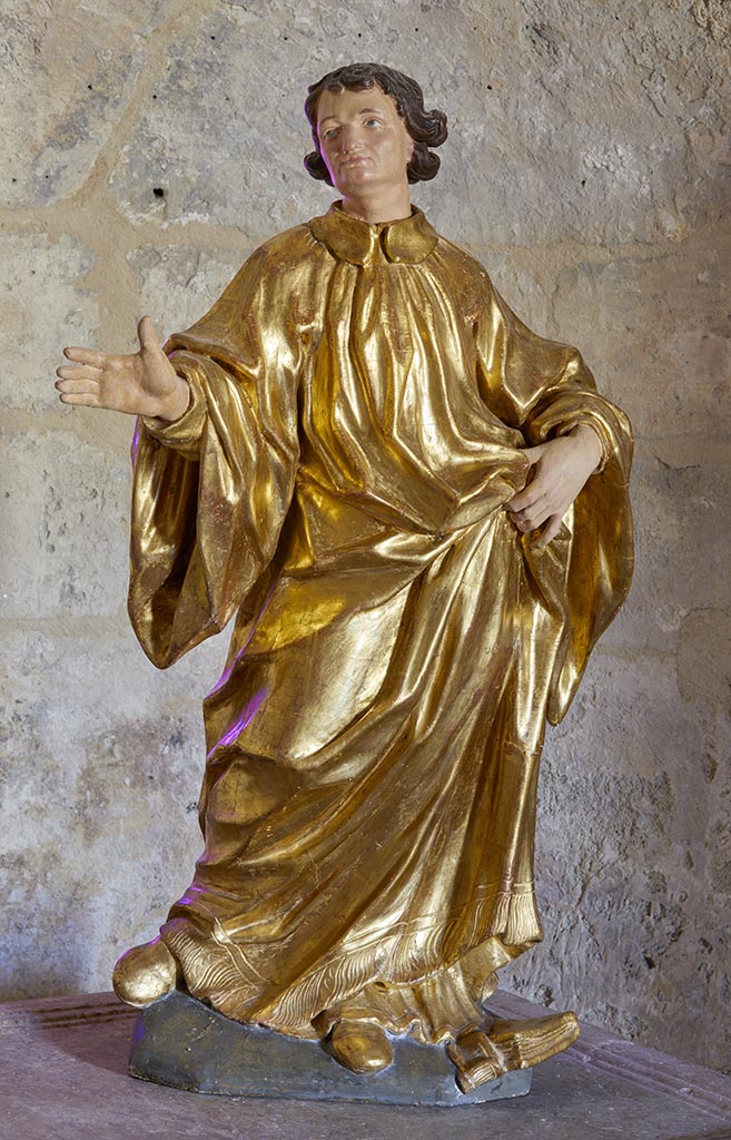 Statue (petite nature) : saint Pantaléon de Nicomédie