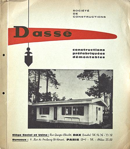Société de constructions Dassé. Constructions préfabriquées démontables, 1963.